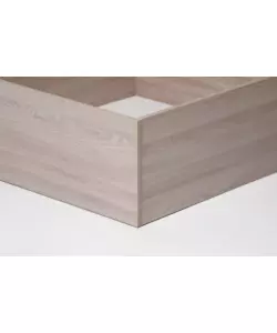 LETTO SINGOLO CONTENITORE "HI BOX" OLMO NATURALE 90X190 CM